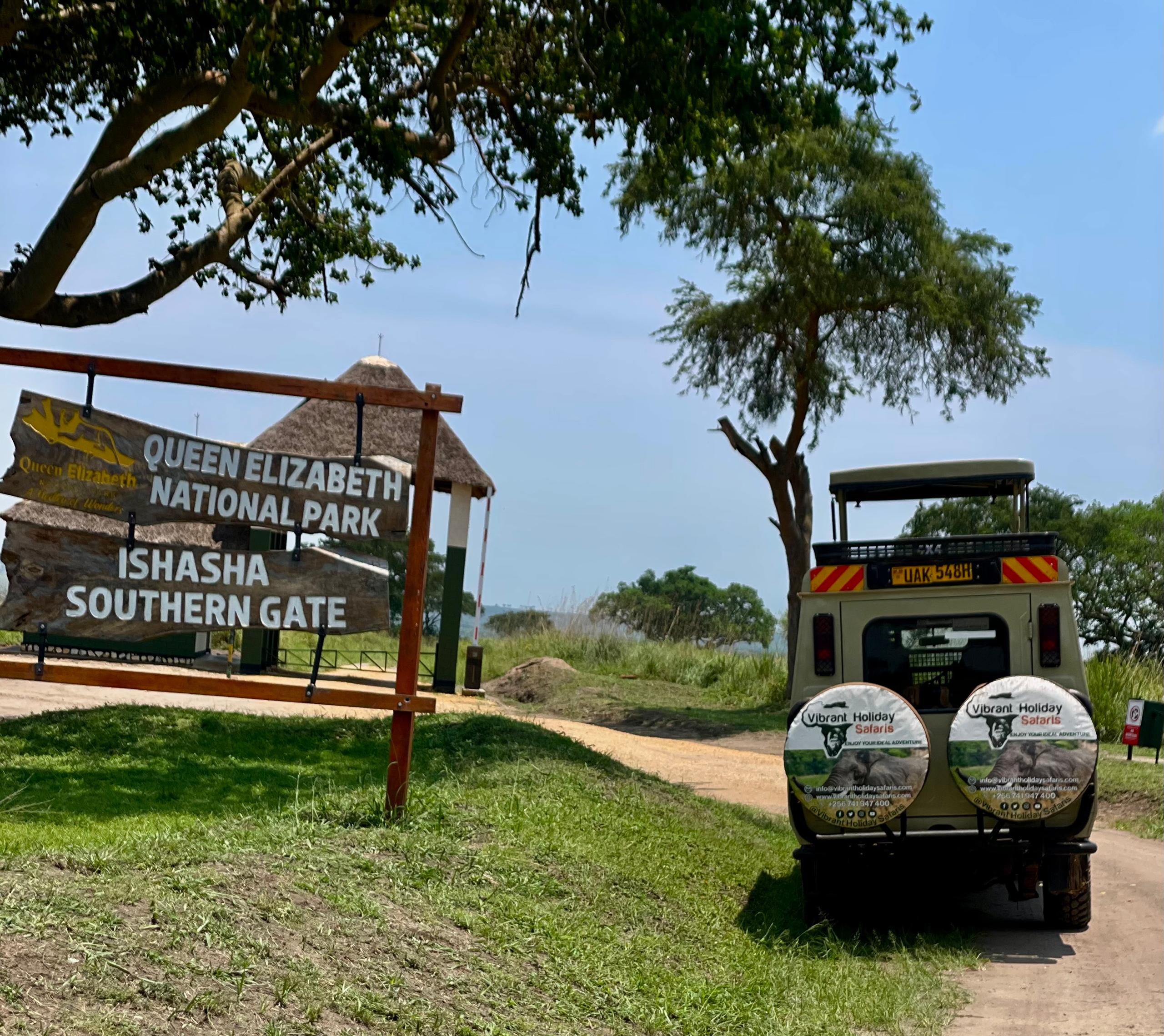 Sectors in Queen Elizabeth National Park