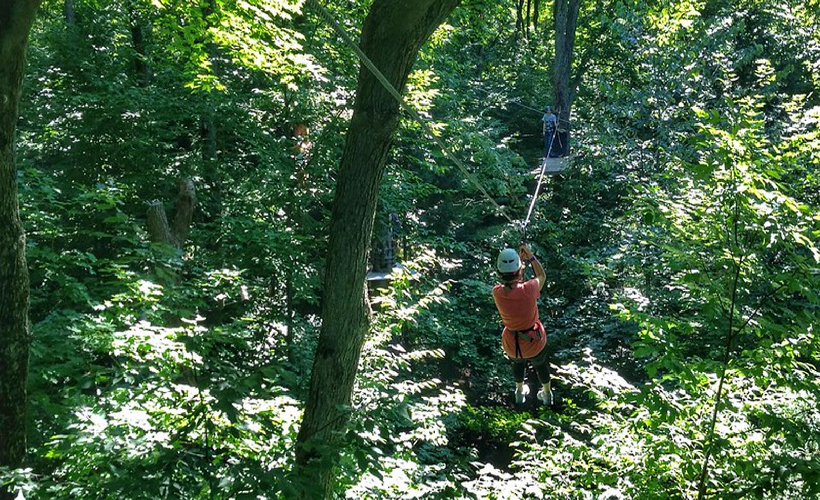 Ziplining in Uganda